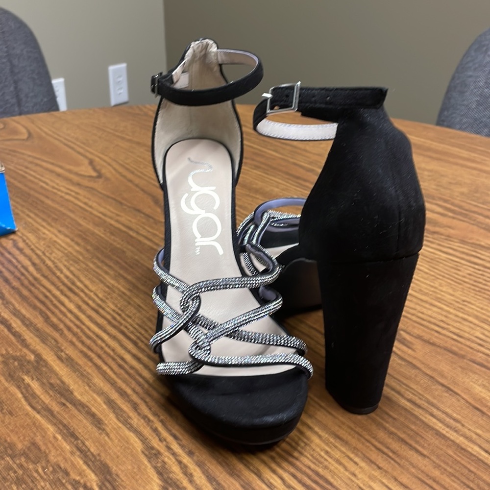 Cute Bling Chunky Sugar Heel